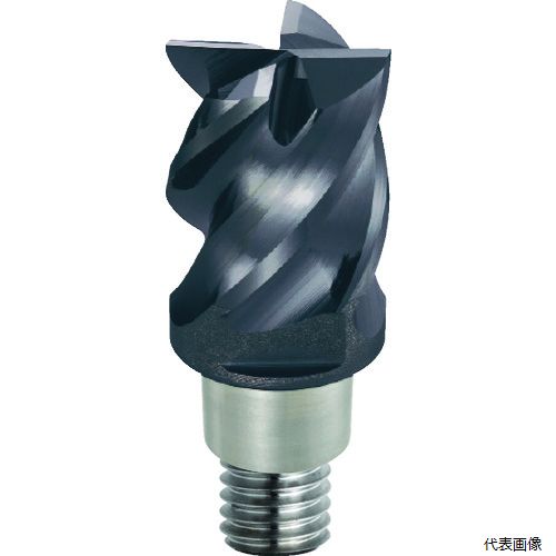 三菱マテリアル IMX25S4HV32033 三菱 4枚刃難削材加工用 超硬制振スクエアヘッド32mm (コート品) EP7020