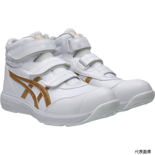 Rakuten - 【スタンプラリー】 アシックス 1273A111.100-28.0 ASICS ウィンジョブ CP312 ホワイト×ピュアゴールド 28.0cm