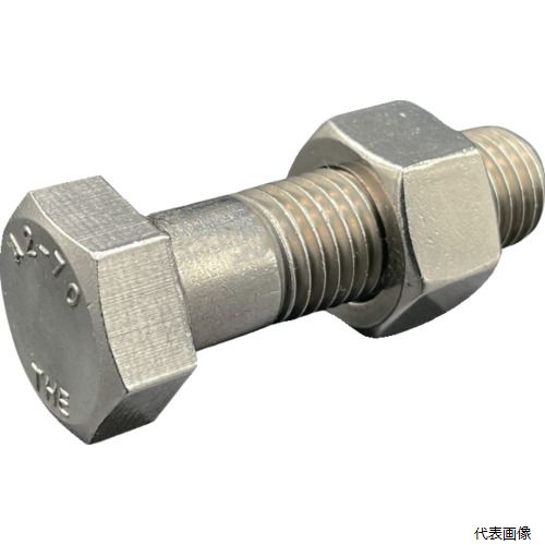 プロスパー洸洋 IS6HBNA270-M1240P175 HIーLEAD 六角ボルト・ナット(本体規格／新JIS) A2-70 SUS304／ステンレス M12X40L ピッチ1.75 半ねじ スタイル1ナット