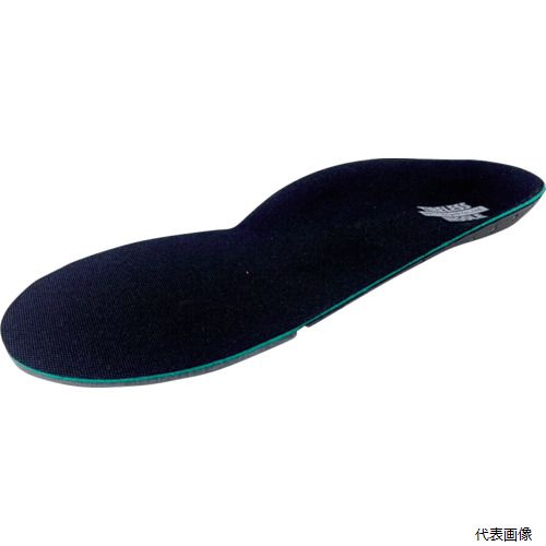 【特長】 ●むっちりとした感触が特徴的な立体形状インソールです。 ●持ってる靴をもれなく格上げする“リゲッタのつかれどめインソール”です。（※つかれどめ…歩行時の負担を軽減することで体力のロスを少なくすることを指します。） ●お手持ちの靴に入れるだけで日々のお仕事・レジャー・日常生活の“体力のロス”に働きかけます。 ●土踏まずなどのアーチや普段使われていない足裏を使える独自形状が姿勢のサポート、局所にかかる負担の軽減に役立ちます。 ●靴内を窮屈にしない薄型設計でほぼ全ての靴でご使用いただけます。 ●快適な履き心地です。 ●表面は消臭素材を使用しています。 ●細菌の繁殖を抑えることで、ニオイの発生も抑えます。 ●2層目には耐久性の高いOrthoLite［［R中］］を使用しています。 【用途】 ●安全靴、作業靴、普段履きスニーカー、プロテクティブスニーカー、ナースシューズなど日常使いから仕事用で22.0〜23.5cmの方用。 【仕様】 ●色：ブラック ●適合靴サイズ(cm)：22.0〜23.5 ●踏み抜き防止板有無：なし 【材質／仕上】 ●本体：ポリエステル・ポリウレタン・EVA　箱：紙 【注意】 ●本製品は治療用ではございません。 ●血行障害や糖尿病の方、または足裏に傷・湿疹、はれもの等のある方は医師にご相談ください。 【入数】 ●1足 他のサイズはこちら 在庫のない商品は検索に表示されない場合がございます