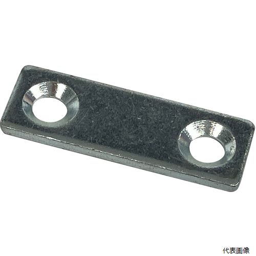 ダイドーハント 00069130 DAIDOHANT スリムサポート 一文字(I型) ユニクロ(シルバー) (a)35×(b)12×(t)2..