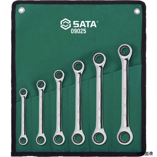 Wrenches - SATA 09025 両口ラチェットレンチセット(6点)