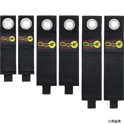 JJAAMM 106-234BX WrapーIt フック付ストラップHEAVYーDUTY 6本セット(10、13、17...