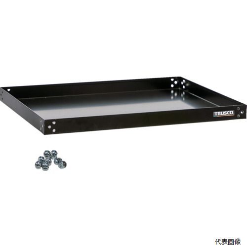 トラスコ RBW-64T BK TRUSCO ツールワゴン ラビットワゴン用棚板 600X400 ブラック
