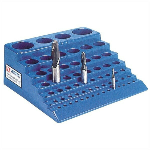 【特長】●合計62本収納 ●VERTEX バーテックスは1978年に設立された台湾最大の工作機械周辺メーカーです。輸出先は日本、アメリカ、ヨーロッパ、オセアニア、アジア諸国と全世界60カ国にわたっており、VERTEX バーテックスブランドは世界中に知られております。【仕様】 ●φ6*15、φ8*12、φ10*5、φ12*5、φ16*8、φ20*7、φ25*6、φ32*2、φ42*2 【材質/仕上】 ●ABS樹脂 【入数】 ●1