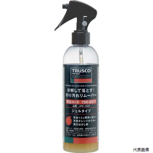 トラスコ JRE-300 TRUSCO 分解して落とす!のり汚れリムーバー(ジェルタイプ)300ml