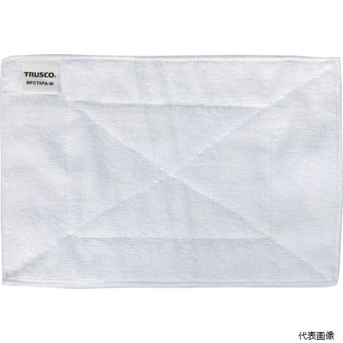 トラスコ MFCT5PA-W TRUSCO マイクロファイバーカラー雑巾180x280 5枚入 ホワイト