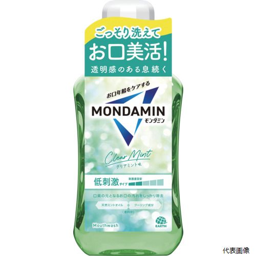 【特長】 ●ごっそり洗えてお口美活、透明感のある息が続きます。 ●口臭の元となるお口の汚れをしっかり除去します。 【仕様】 ●容量(ml)：600 ●香り：クリアミント ●幅(mm)：91 ●奥行(mm)：60 ●高さ(mm)：211 ●洗口液化粧品 ●天然ミントオイル、クーリング成分配合(香料中) ●低刺激タイプ(刺激度目安：2.0／5.0) ●毎日の歯磨きに加え、適量約20mL（キャップ1杯は約7mL）を口に含み、20〜30秒程すすいでから吐き出す。（使用後のすすぎは不要） 【材質／仕上】 ●溶剤：水、エタノール（10％以上）湿潤剤：グリセリン可溶化剤：PEG-60水添ヒマシ油矯味剤：キシリトール、サッカリンNapH調整剤：リン酸Na、リン酸2Na洗浄剤：セテス-25洗浄補助剤：三リン酸5Na保存剤：プロピルパラベン香料（クリアミントタイプ）着色剤：黄4、青1 ●ボトル、キャップ、フィルム：プラスチック 【注意】 ●内服液ではないので飲まない。 ●直射日光を避け、乳幼児の手の届かない所に保管する。 ●口中の異常、発疹、かゆみ等の症状が現れた場合は使用を中止し、医師に相談してください。 【入数】 ●1本 他のサイズはこちら 在庫のない商品は検索に表示されない場合がございます