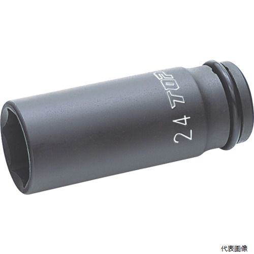 トップ工業 PT-424SL TOP 超ロングインパクトソケット肉薄タイプ 差込角12.7mm 24mm