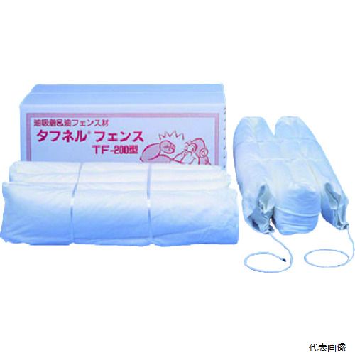 (代引き不可) エム・エーライフ TF-200 油吸着材 タフネルフェンス フェンス状 直径200mmx長さ5m (2本入)