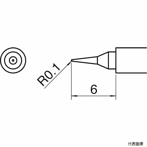 【仕様】 ●コテ先名称：I型 ●適合コテ：FM2032-81 ●ヒーター一体型 【入数】 ●1本 他のサイズはこちら 在庫のない商品は検索に表示されない場合がございます　