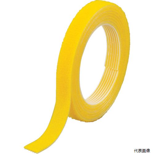 TRUSCO MKT-20V-Y マジックバンド[[R下]]結束テープ両面 幅20mmX長さ5m黄