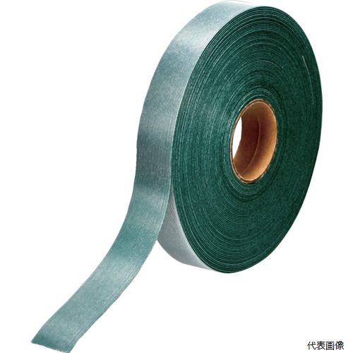 【特長】 ●片面にプラスチックフック・片面に織物ループの付いた両面タイプのマジックテープ［［R下］］です。 ●プラスチックフックのため、強い係合力で結束に利用できます。 ●必要に応じた長さでカットできます。 【用途】 ●コード・ホースなどの簡易仮止め。 ●色：緑 ●幅(mm)：40 ●長さ(m)：30 ●厚さ(mm)：2 ●両面タイプ ●引張せん断強度：30.4N/［［CM2］］ 【材質／仕上】 ●フック面：ポリプロピレン（PP） ●ループ面：ナイロン 【注意】 ●80℃以上の高温・日光に長時間当てたままの状態で放置しないでください。 ●途中継ぎ目が入ることがあります。ご了承ください。(使用上問題ありません) 【入数】 ●1巻 他のサイズはこちら 在庫のない商品は検索に表示されない場合がございます　