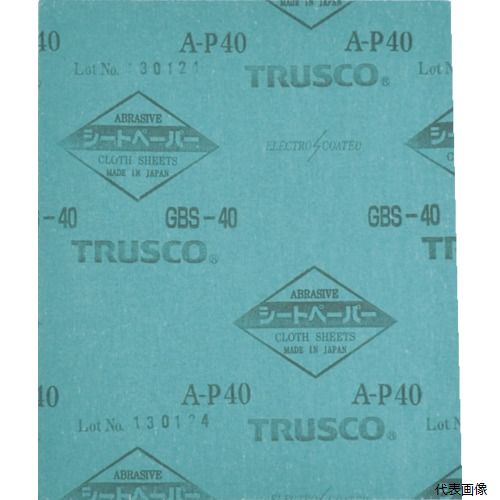 TRUSCO GBS-40-1P シートペーパー#40 1枚入