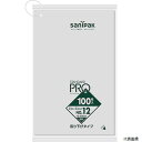 サニパック L12H-CL L12Hスタンダードポリ袋吊り下げタイプ(0.03)12号 日本サニパック