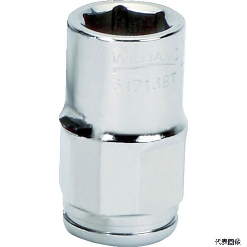 スナップオン・ツールズ WILLIAMS 3/8ドライブ 貫通ソケット 6角 18mm (JHW31718BT)