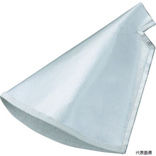 【特長】 ●16パイのトーチに最適な大きさのカバーです。 ●石綿素材の保護具に比べ、1/2の軽さです。 【用途】 ●高熱作業の防護、炉前・ボイラーなどの熱源周りの作業、輻射熱からの体の保護。 【仕様】 ●色：シルバー ●幅(cm)：28 ●長さ(cm)：36 ●サイズ(mm)：360 ●口元サイズ(cm)：6.5 ●耐熱温度範囲(℃)：0〜180 【材質／仕上】 ●シリカファイバークロス片面アルミ蒸着フィルム貼 【注意】 ●提供不可：chemSHERPA、ミルシート 【入数】 ●1枚 他のサイズはこちら 在庫のない商品は検索に表示されない場合がございます　