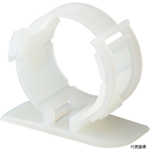 【特長】 ●丸みを帯びた角のないコンパクトな設計で室内環境に溶け込みます。 ●加工しやすく、メンテナンスも簡単です。 【用途】 ●配管固定用ホルダー。 【仕様】 ●適合配管外径(mm)：20.5〜26 ●W(mm)：33 ●H(mm)：6.5 ●D(mm)：20 ●屋外使用 【材質／仕上】 ●ポリアミド（PA）66 【入数】 ●1個 他のサイズはこちら 在庫のない商品は検索に表示されない場合がございます　