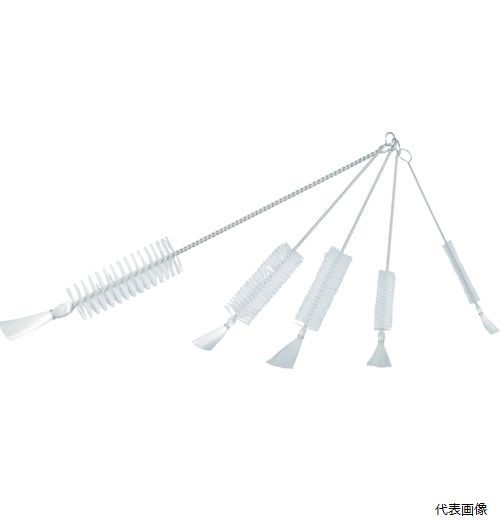 トラスコ TBS-S5N TRUSCO 理化学ブラシ 注射器用 ナイロン毛 ステンレス柄5cc用