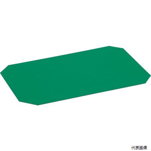 (代引き不可) トラスコ WMP-96H-GN TRUSCO スチール製ワゴン用マット 平板 900×600用 グリーン