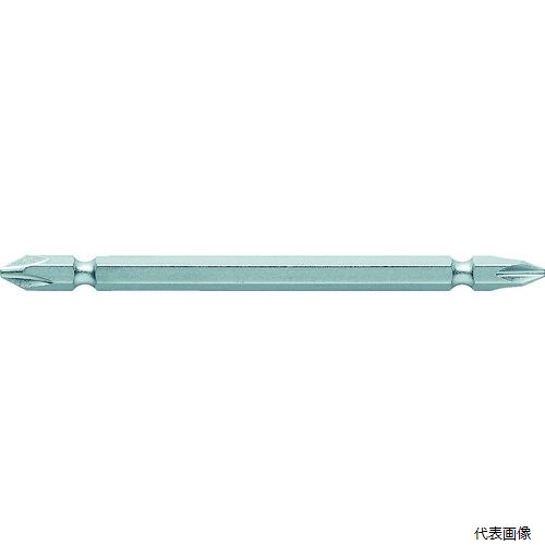【特長】 ●無電解ニッケル仕上げ(均一なメッキでさびにくい)です。 【用途】 ●電動ドライバー用ビットや替えソケット用ビットとして。 【仕様】 ●刃先：［［＋］］2 ●全長(mm)：110 ●シャンク径(mm)：6.35 ●先端マグネット：磁力あり ●パック入数(本)：2 ●マグネット ●熱処理区分 ●シャンク径：6.35mm ●先端：マグネット入り 【材質／仕上】 ●クロム・モリブデン・バナジウム鋼 【入数】 ●1Pk/2本 他のサイズはこちら 在庫のない商品は検索に表示されない場合がございます　