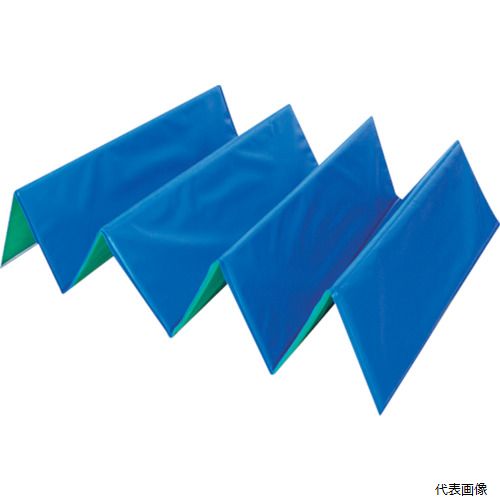 日大工業 000111 ワニ印 折り畳み式養生材 忍者N 5mm厚 700×1850 ブルー／グリーン