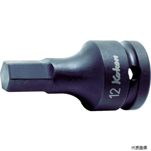 【特長】 ●6角穴付きボルト用のヘックスビットソケットです。 ●インパクトレンチなどの動力工具用です。 【仕様】 ●差込角(mm)：12.7 ●対辺寸法(mm)：6 ●全長(mm)：60 ●適合ピン：A41 ●適合Oリング：B41 ●適合Cリング：C41 ●対辺(mm)：6 ●適合ピン・リングセット：AB41 【材質／仕上】 ●クロムモリブデン鋼(SCM435) 【入数】 ●1個 他のサイズはこちら 在庫のない商品は検索に表示されない場合がございます　