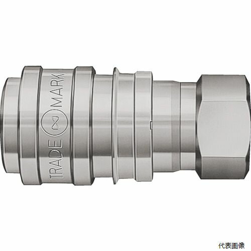 日東工器 S210-6S SUS FKM 日東 S210カプラ 高圧用相手側取付サイズR3／4耐圧力(MPa)31(02360)
