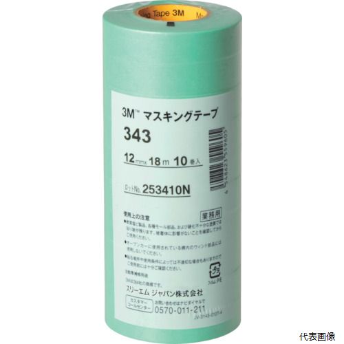 3M 343 12 �ޥ����󥰥ơ��� 343 12mmX18m 10������