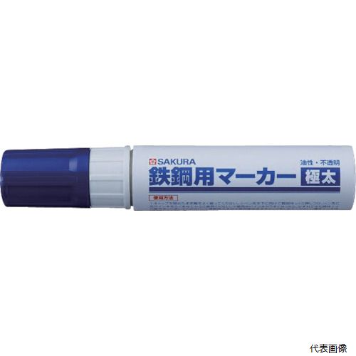 サクラクレパス PKK-J-36BU サクラ 鉄鋼用マーカー極太 青