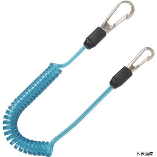 【スタンプラリー】トップ工業 SFC-412SB TOP コンパクトセーフティコードHisqare 蛍光ブルー 最大長さ..