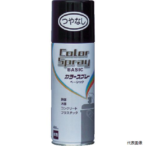 ニッペ 4976124266249 ニッぺ 水性カラースプレー ベーシック 400ml つやなしブラック HKU025