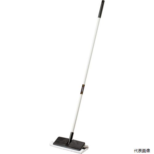 【特長】 ●1枚の雑巾を効率良く使えます。 【用途】 ●床清掃に。 【仕様】 ●幅(mm)：270 ●長さ(mm)：1344 ●全長(mm)：約1344 【材質／仕上】 ●本体：ABS樹脂 ●ジョイント：ナイロン樹脂 ●柄：φ21.2スチールパイプに粉体塗装 ●グリップ：ポリプロピレン ●背面クリップ：EVA樹脂 ●バネ：ステンレス ●雑巾：綿・他 【入数】 ●1本 他のサイズはこちら 在庫のない商品は検索に表示されない場合がございます　