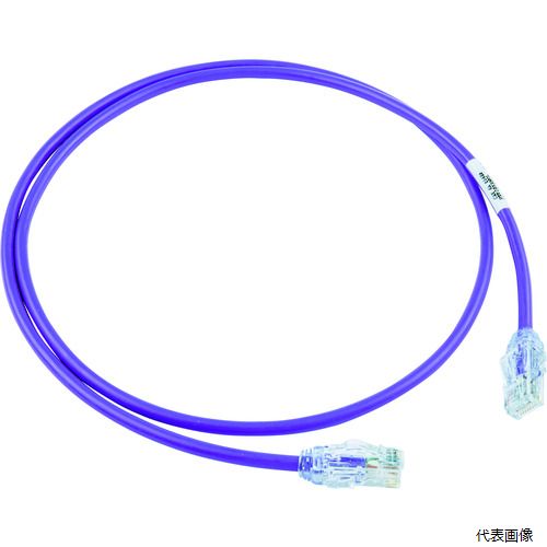 Rakuten - パンドウ UTP28X1MVL PANDUIT カテゴリ6A細径パッチコード 1m 紫 UTP28X1MVL