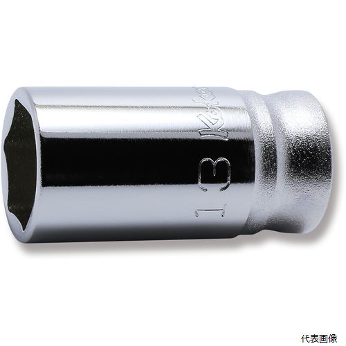 山下工業研究所 3300XZ-13 Ko-ken 9.5mm差込 Z-EAL6角セミディープソケット 13mm