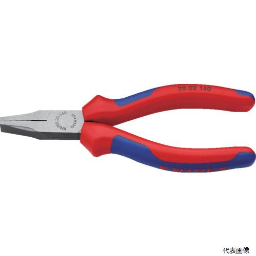 KNIPEX 2002-140 平ペンチ コンフォートハンドル 140mm