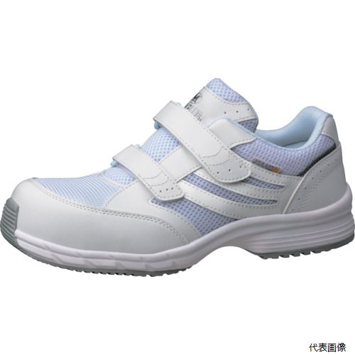 【スタンプラリー】ミドリ安全 SLS-705S-W-26.5 耐滑・先芯入りスニーカー SLS-705静電ホワイト 26.5cm..