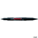 uni PM120T.24 水性顔料マーカープロッキーツイン細字 黒 三菱鉛筆