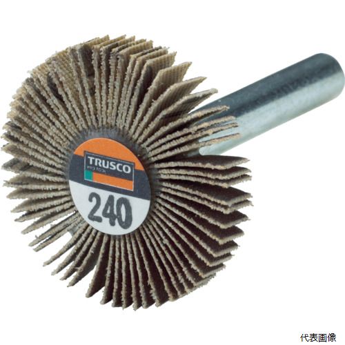 トラスコ UF3005-240 TRUSCO 薄型フラップホイール 30X5X6 #240 5個入