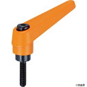 トラスコ TCMR6-12 TRUSCO クランプレバー オレンジ オネジ M6 ねじ長12