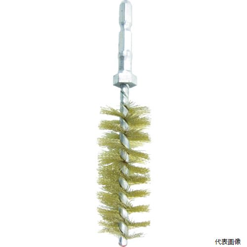 トラスコ TB-6825 TRUSCO 六角軸付ネジリブラシ 真鍮 φ25 線径0.15