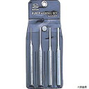 小山刃物製作所 E14-4 モクバ印 ピンポンチセット 4pcs(3・4・5・6mm)