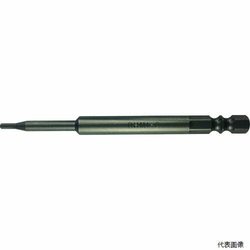 Rakuten - 近江精機 V32X-H2-150-4 近江 六角6.35 溝9、13兼用差込 ヘキサゴンビット H2 全長150 段付φ4x30