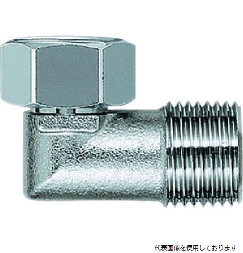 カクダイ 646-111-13 KAKUDAI 水道配管用継手 ナットつきフレキ用小曲りエルボ 呼び径G1／2
