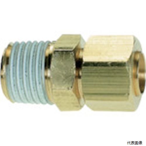 千代田通商 YPN-6-02 チヨダ スリーブコネクターニップル 6mm・R1／4