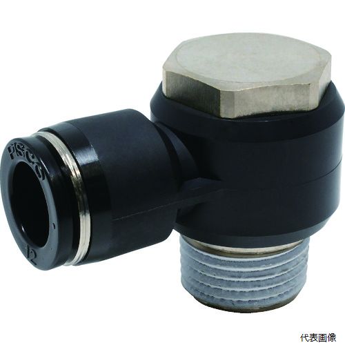 日本ピスコ PH12-04 PISCO チューブフィッティング ユニバーサルエルボチューブ2ネジ04