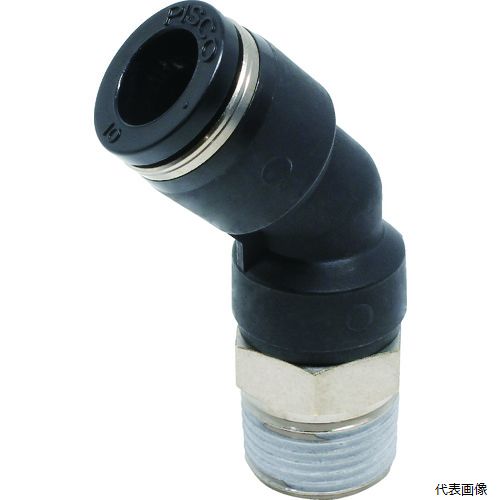 乐天商城 - 日本ピスコ PLH10-03 PISCO チューブフィッティング 45°エルボチューブ10ネジR3／8