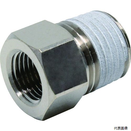 乐天商城 - 日本ピスコ PF02-01 PISCO チューブフィッティング 延長継手ブッシュ おねじR1／4 めねじRc1／8