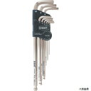 エイト TLS-9NX EIGHT 六角棒スパナ テーパー エキストラロング シルク印刷付9本 1.5〜10(4)