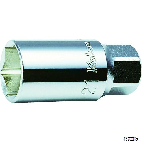 【特長】 ●ホイールナット対応の薄肉ソケットです。 ●ボルト、ナットに接する開口部(6角)に加え、差込側の四角駆動部の角も傷めず、ハイトルクを確実に伝える面接触のフラットドライブを採用しています。 【仕様】 ●差込角(mm)：12.7 ●対辺寸法(mm)：21 ●全長(mm)：60 ●対辺形状：6角 【材質／仕上】 ●クロムモリブデン鋼(SCM435) 【入数】 ●1個 他のサイズはこちら 在庫のない商品は検索に表示されない場合がございます　